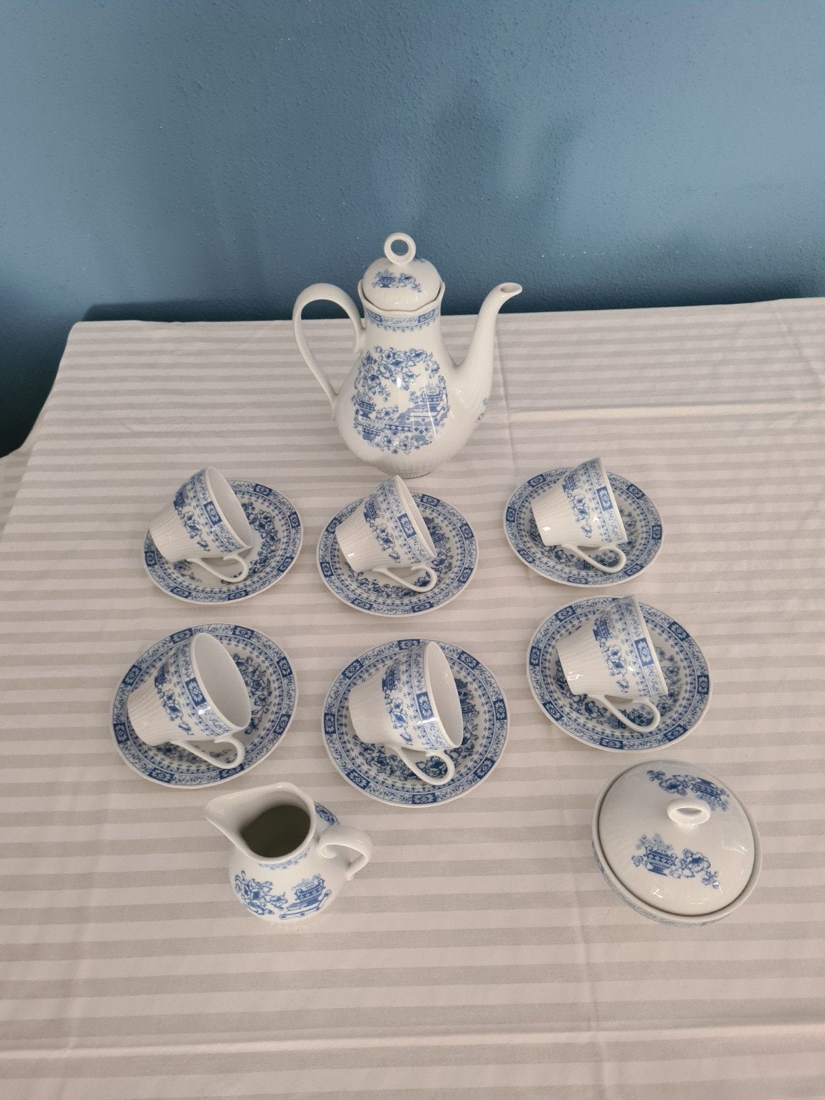 vanaf €68.Vintage Ilmenau Henneberg Porselein Koffieservies, Ophalen