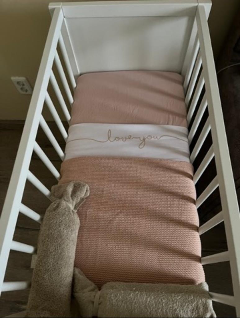 Babyledikant inclusief matras 40x80, Kinderen en Baby's, Babywiegjes en Ledikanten, Ophalen, Zo goed als nieuw, Ledikant