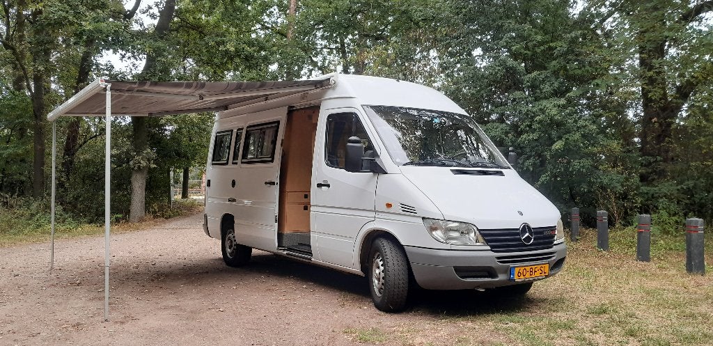 Zeer mooie  Mercedes sprinter camper met weinig kilometers, Buscamper of Camperbus, Koelkast, Tot en met 2, Mercedes-Benz