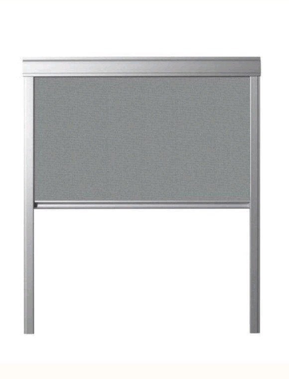 4x nieuw Fakro verduisterend rolgordijn 134x140 cm  GRIJS, Overige merken, Inclusief montageonderdelen, Nieuw, Ophalen of Verzenden