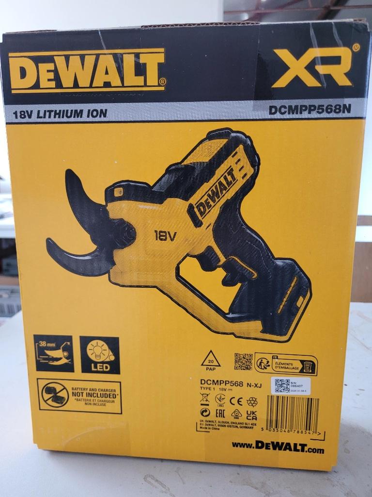 Dewalt accu snoeischaar 18 Volt, Tuin en Terras, Snoeischaren, Nieuw, 30 t/m 39 mm, Ophalen of Verzenden