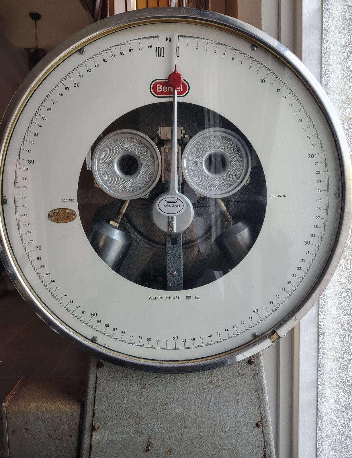 Antieke Berkel Weegschaal - Model 3001/100, Ophalen
