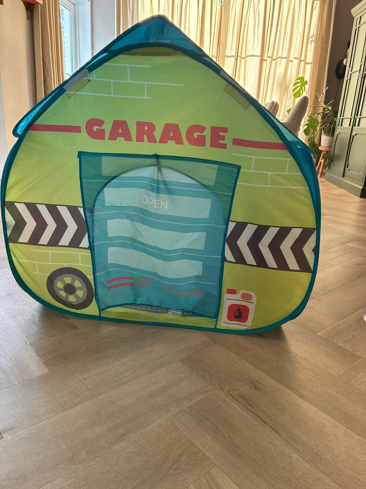 Garage speeltent voor kinderen- Pop it up, Ophalen, Zo goed als nieuw