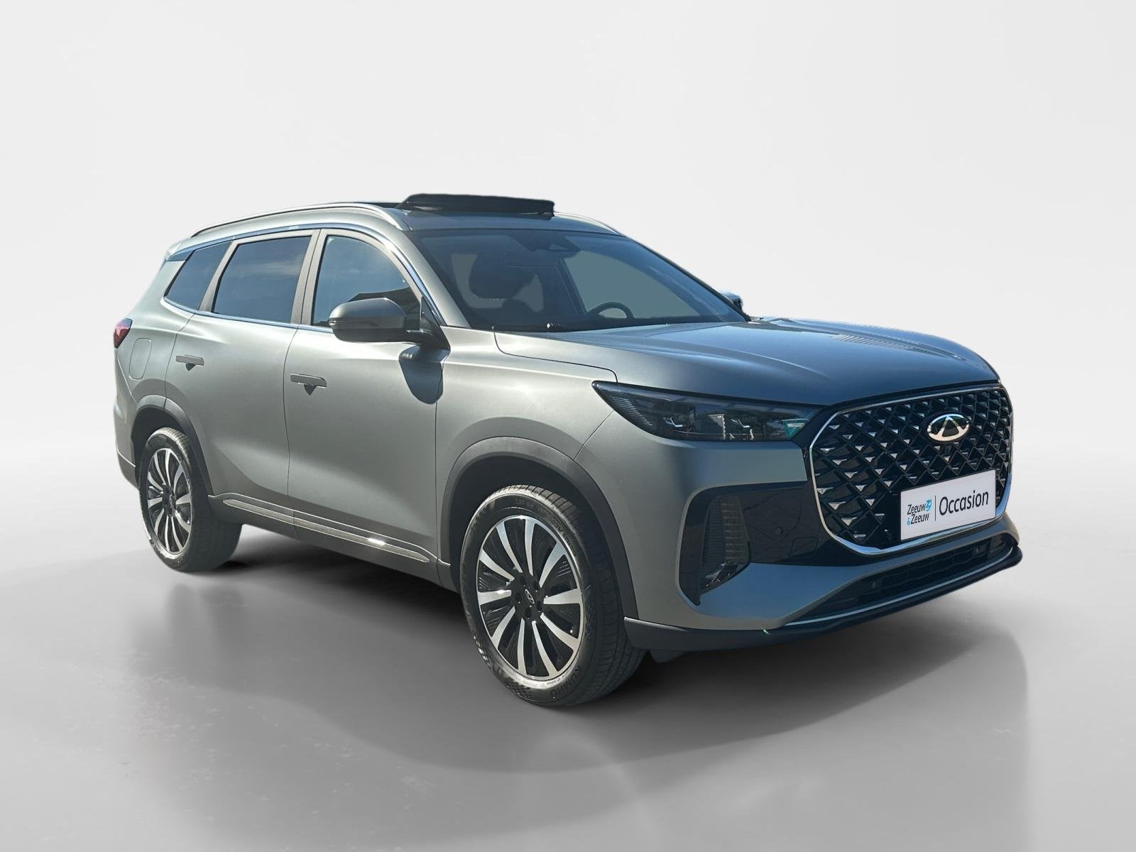 Chery Tiggo 8 1.5TGDI PHEV UNIQUE | 7 Zitplaatsen | Garantie, Auto's, 12 maanden, Gebruikt, 4 cilinders, 7 stoelen