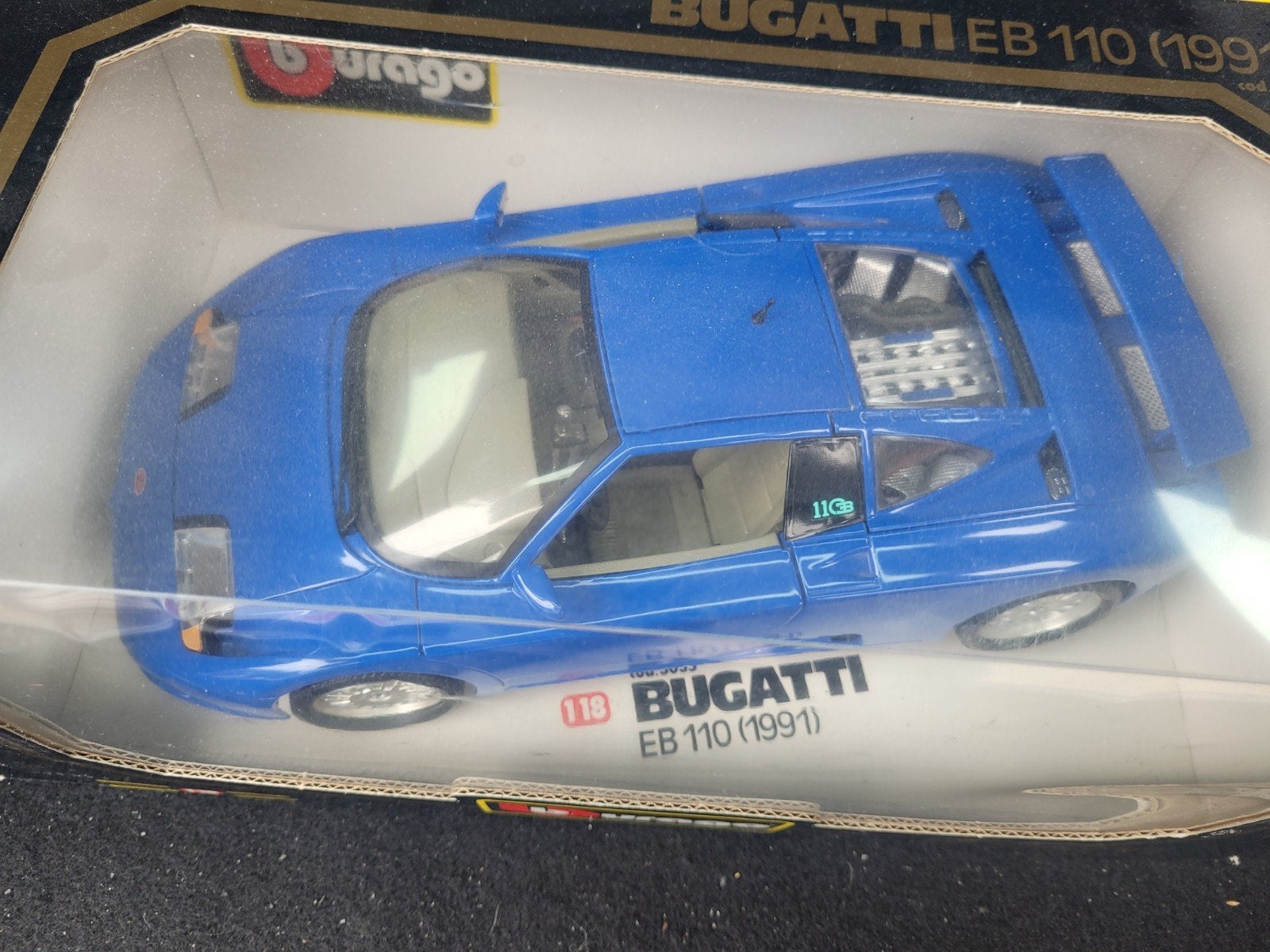 Bugati eb 110 1991, Hobby en Vrije tijd, Modelauto's | 1:18, Auto, Burago, Burago, Nieuw
