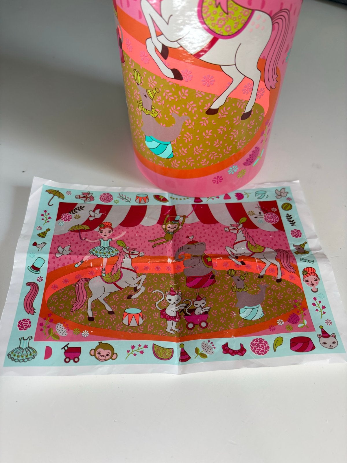 HEMA Puzzel Circus 100 stukjes, Ophalen of Verzenden, Meer dan 50 stukjes, Zo goed als nieuw, 6 jaar of ouder