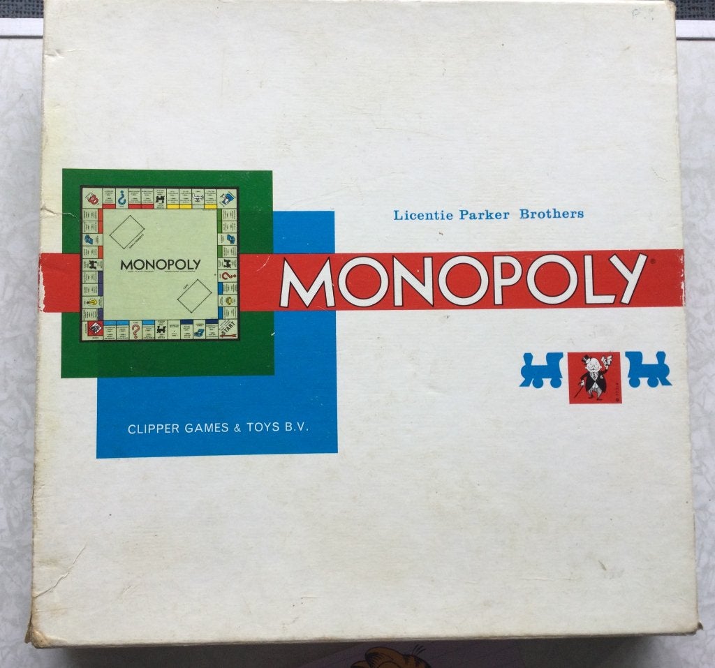Monopoly Bordspel - Vintage Uitgave Clipper Games, Hobby en Vrije tijd, Gezelschapsspellen | Bordspellen, Vijf spelers of meer