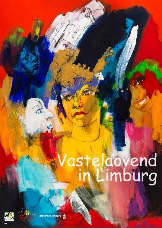B8 poster carnaval limburg 2016 -, Ophalen of Verzenden, Zo goed als nieuw, A1 t/m A3, Film en Tv