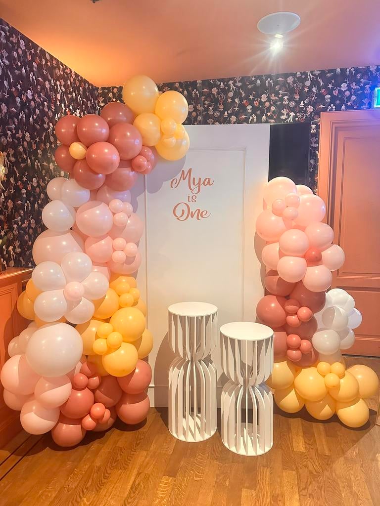 Verjaardags/ballon decoratie te huur, Hobby en Vrije tijd, Feestartikelen | Verhuur, Ophalen, Zo goed als nieuw, Geboorte of Huwelijk