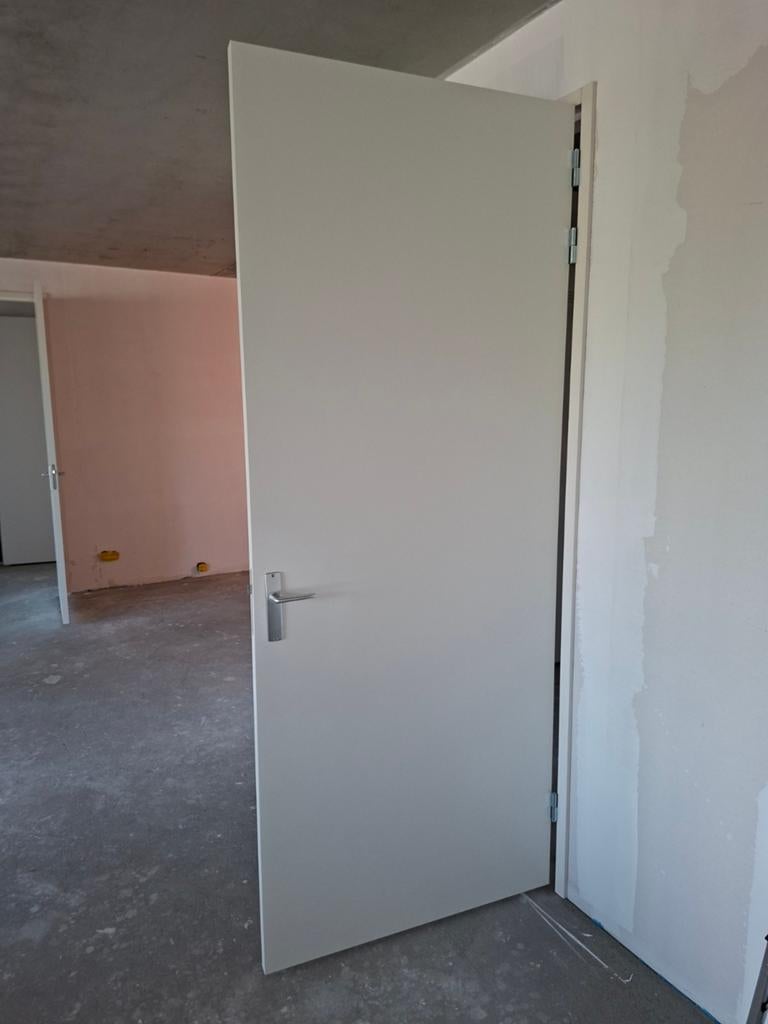 2 nieuwe stompe deuren. 231,5x 92.5 Incl beslag., Ophalen, Nieuw, Binnendeur, 215 cm of meer
