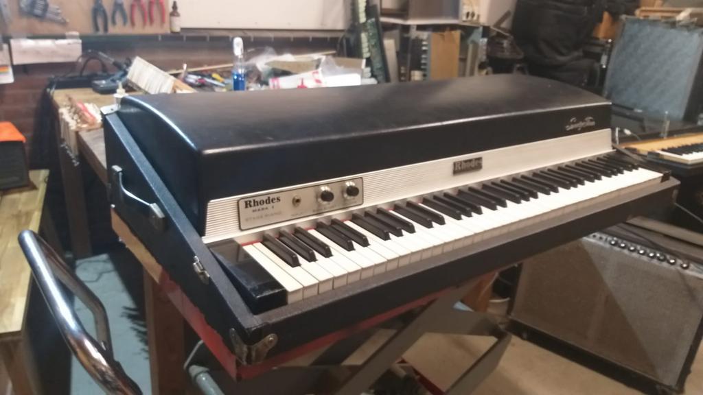 Fender Rhodes Mk 1 1977, Ophalen, Gebruikt, Zwart