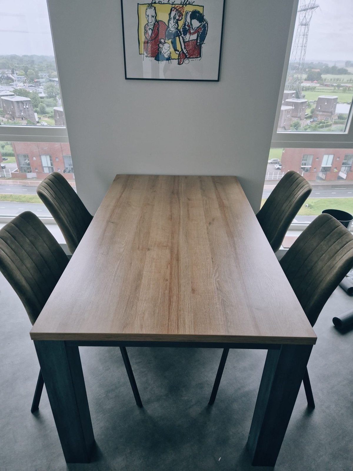 Eetkamertafel 160x90cm - Zonder stoelen, Ophalen, Gebruikt, 50 tot 100 cm, 150 tot 200 cm