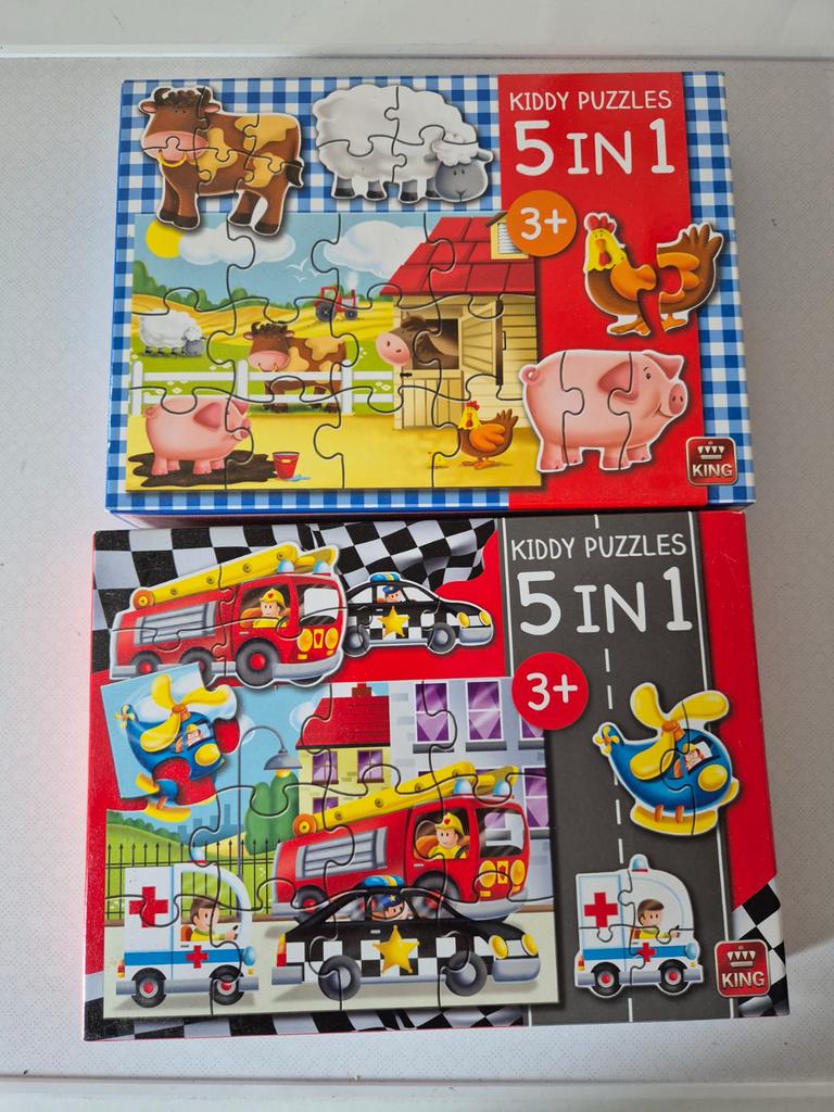 Te koop 2 puzzels, Ophalen of Verzenden, Meer dan 50 stukjes, Zo goed als nieuw, 2 tot 4 jaar