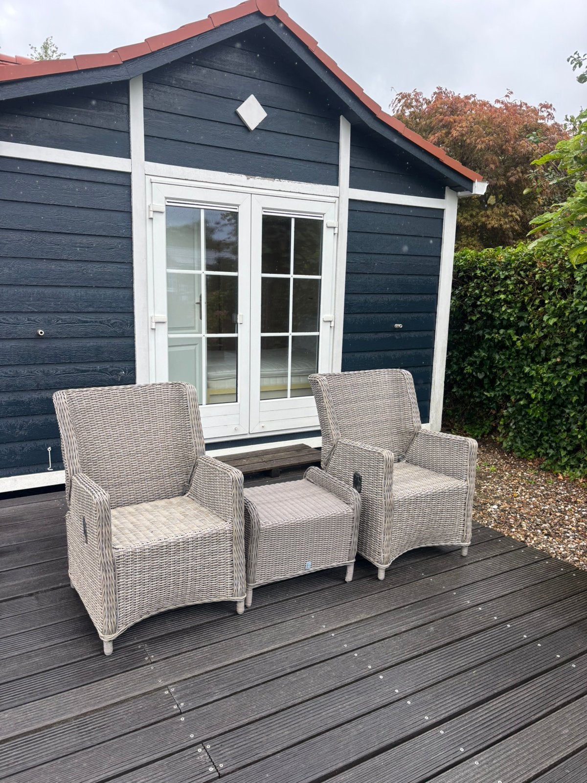 Nieuw tuinstoelen met bijzettafeltje, Ophalen, Nieuw, 2 zitplaatsen, Tuinset