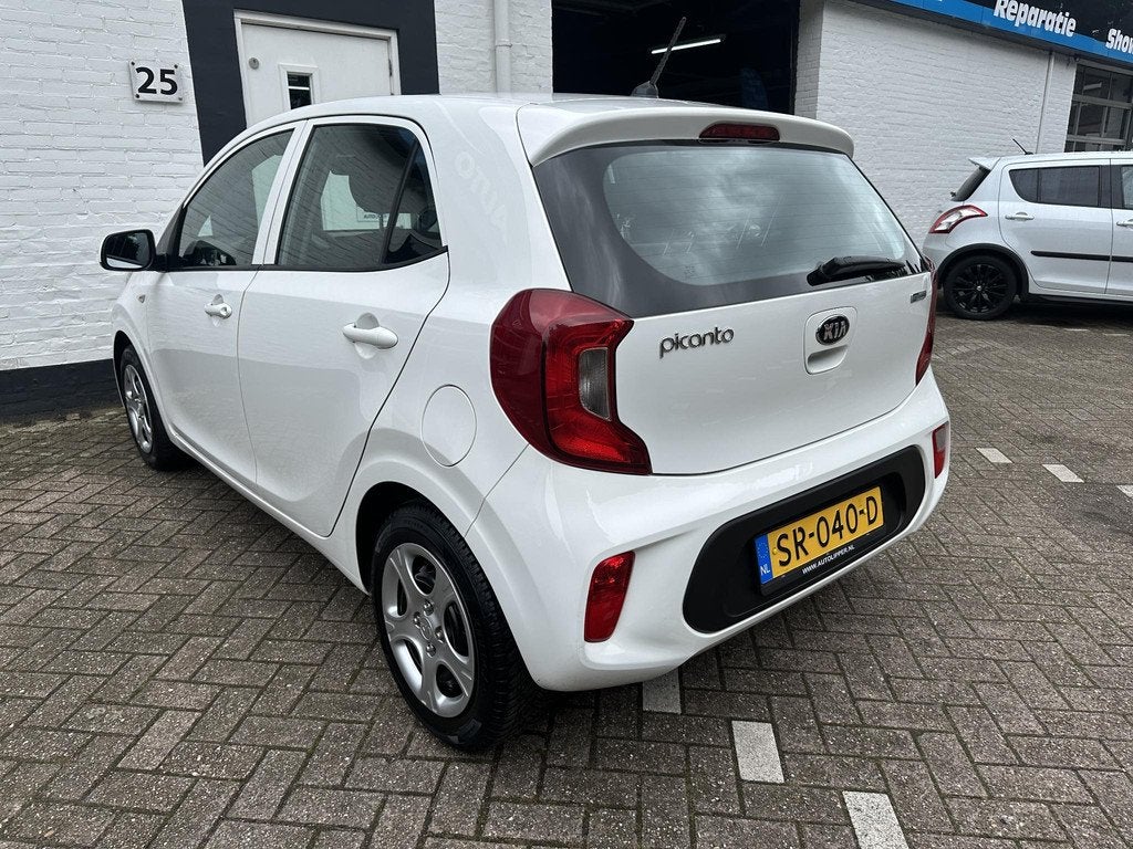 Kia Picanto 1.0 CVVT EconomyPlusLine /Airco/Nieuwe apk bij a, Voorwielaandrijving, Stof, Gebruikt, Euro 6