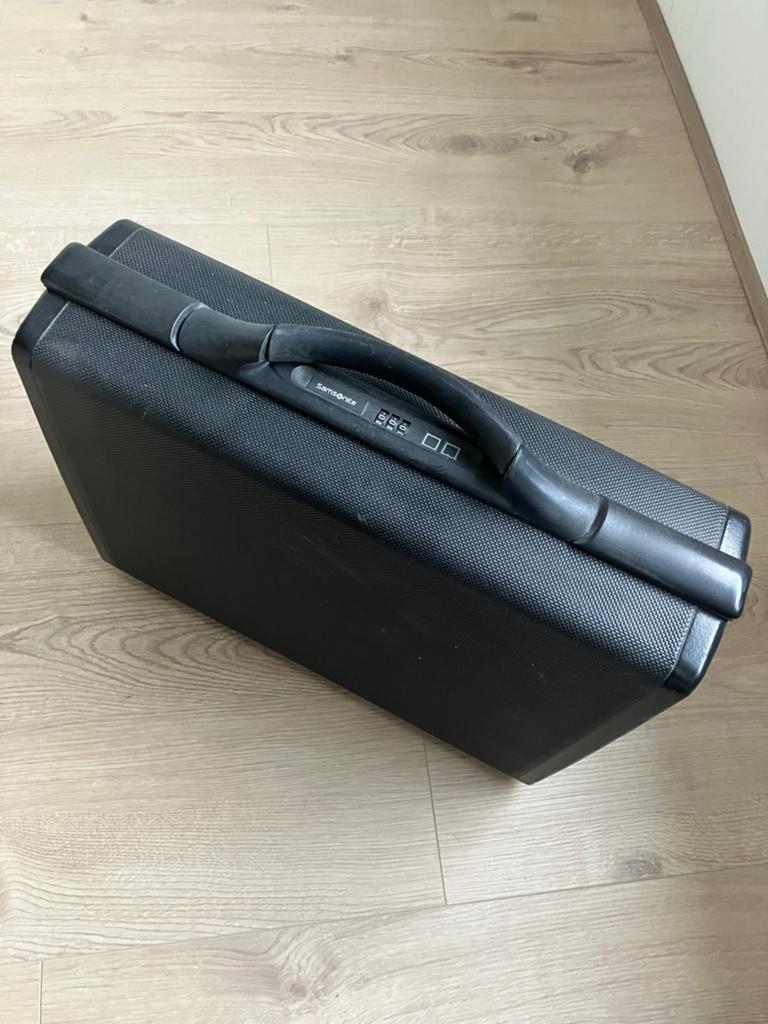 Samsonite Attachékoffer, Gebruikt, Hard kunststof, Slot, Minder dan 50 cm