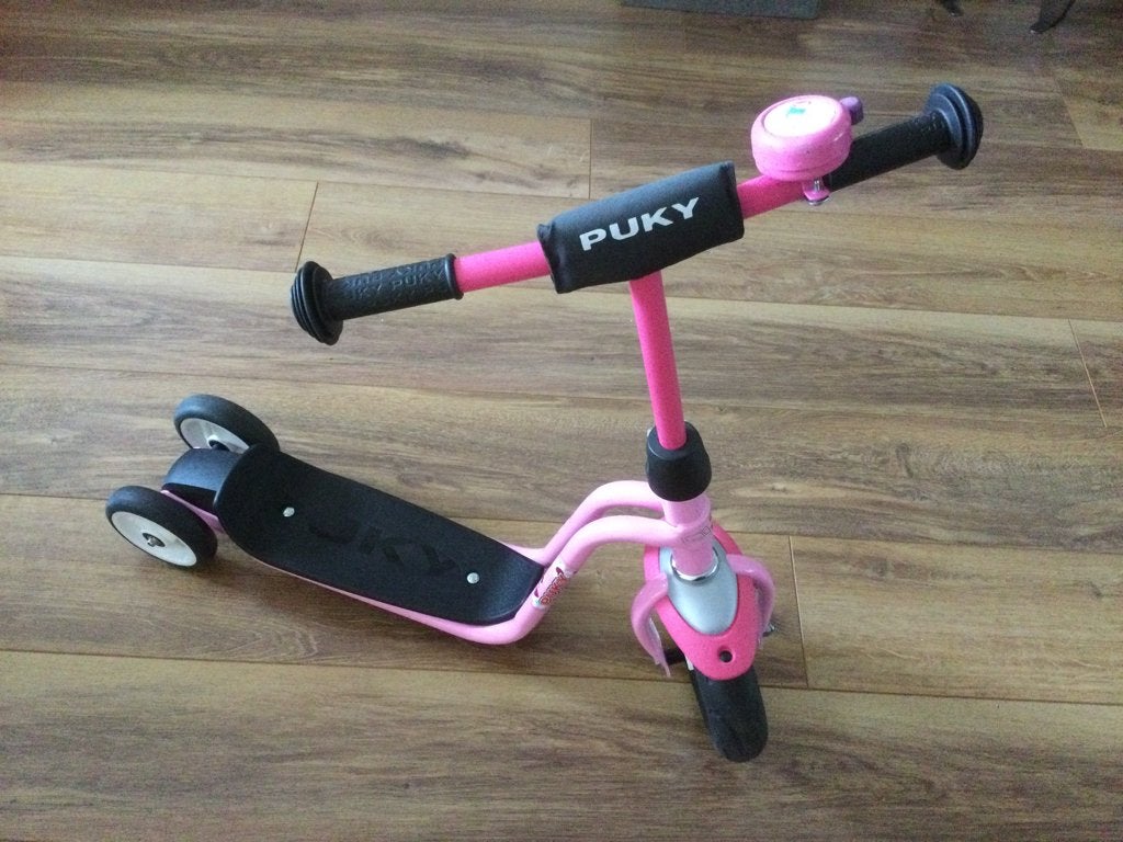 PUKY R1 roze step.  Met 3 wielen Voor stabiliteit., Fietsen en Brommers, Steps, Ophalen, Zo goed als nieuw, Overige typen, Puky