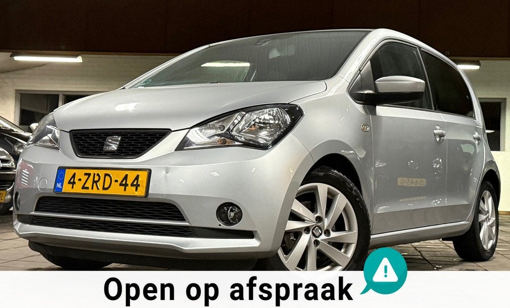 Seat Mii 1.0 Sport Dynamic|NAP|NweAPK|Airco|5Deurs|Stoelvw|P, Voorwielaandrijving, Euro 5, Stof, Gebruikt
