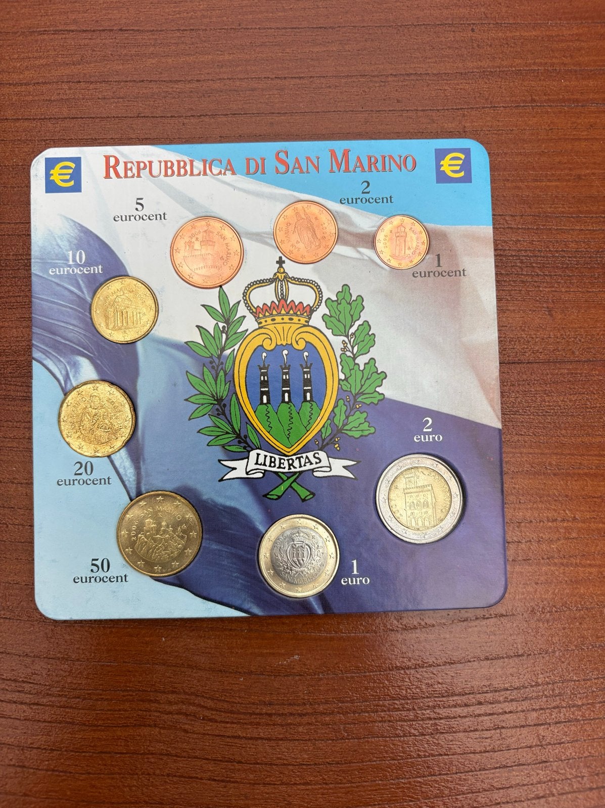Euro muntset San Marino 2006, Postzegels en Munten, Munten | Europa | Euromunten, Ophalen of Verzenden, San Marino, Overige waardes
