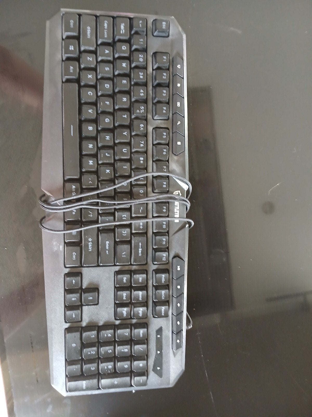 Battletron Gaming Toetsenbord met LED Verlichting, Battletron, Gebruikt, Ophalen of Verzenden, Qwerty