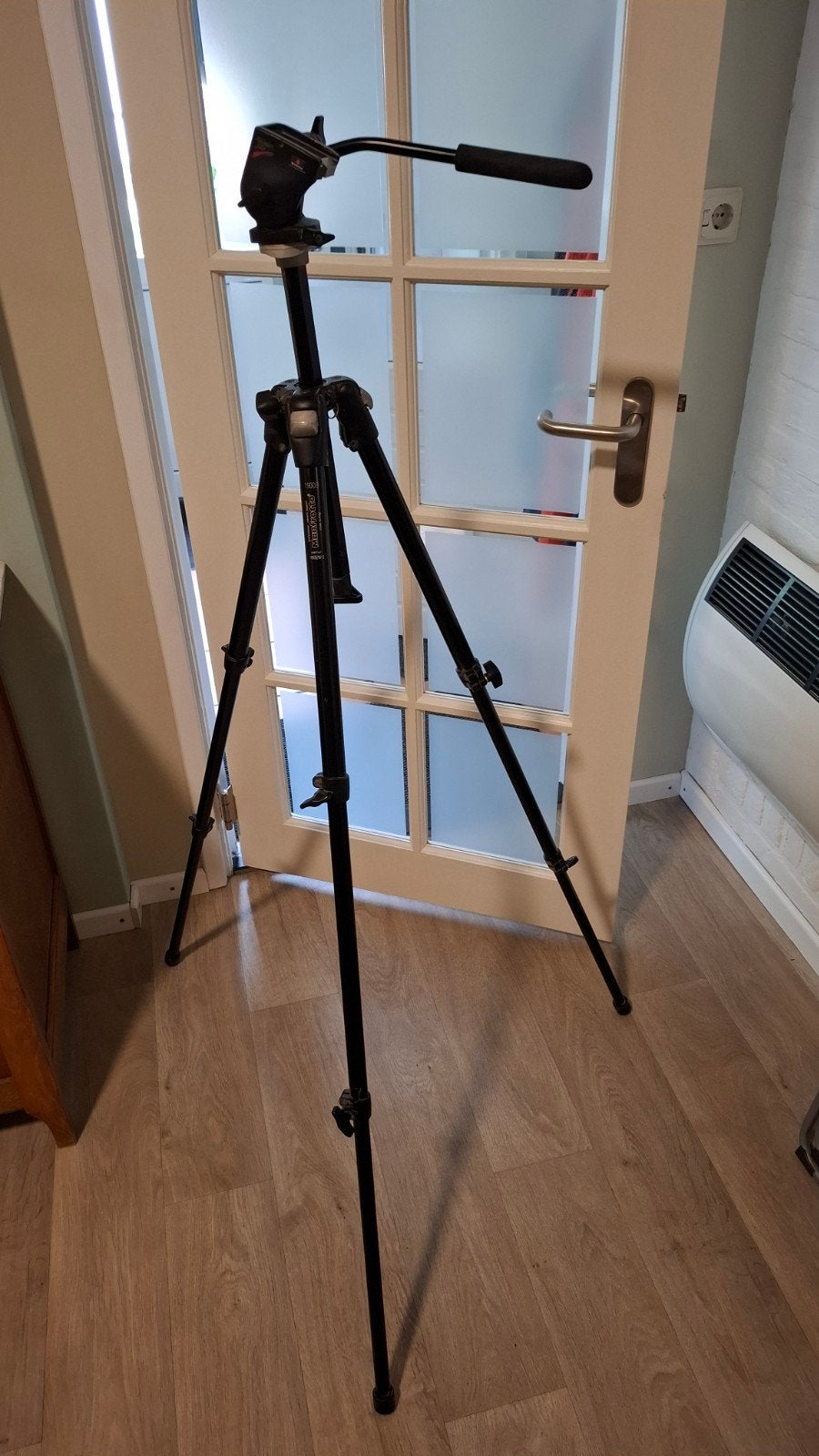 Manfrotto 190DB Professioneel Foto/Film Statief, Audio, Tv en Foto, Fotografie | Statieven en Balhoofden, Gebruikt, Middenzuil