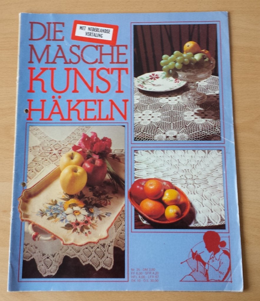 Haken - Die Masche nr.25 - Kunsthäkeln / Kunsthaken - 1978, Gebruikt, Ophalen of Verzenden, Die Masche, Patroon of Boek