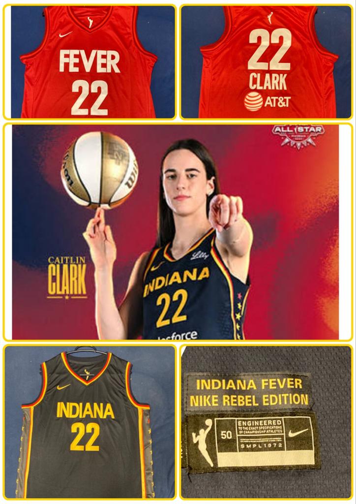 Caitlin Clark 22 shirts size 50 L/XL, Sport en Fitness, Basketbal, Ophalen of Verzenden, Nieuw, Kleding