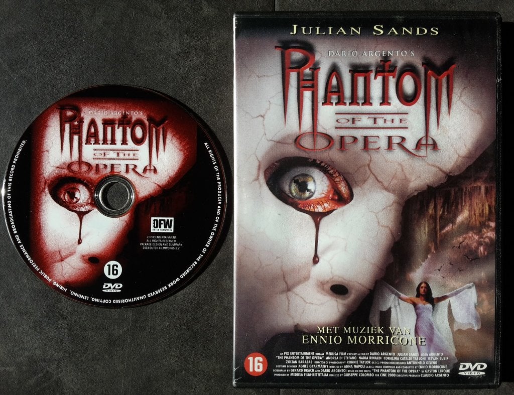 DVD - Phantom of the Opera - Horror Film, Vanaf 16 jaar, Ophalen of Verzenden, Zo goed als nieuw, Overige genres