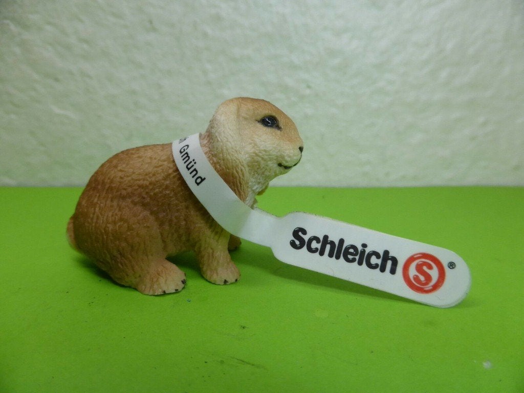 Schleich 14415 konijn, dierfiguur, Verzenden, Gebruikt, Boerderijdier, Beeldje of Figuurtje