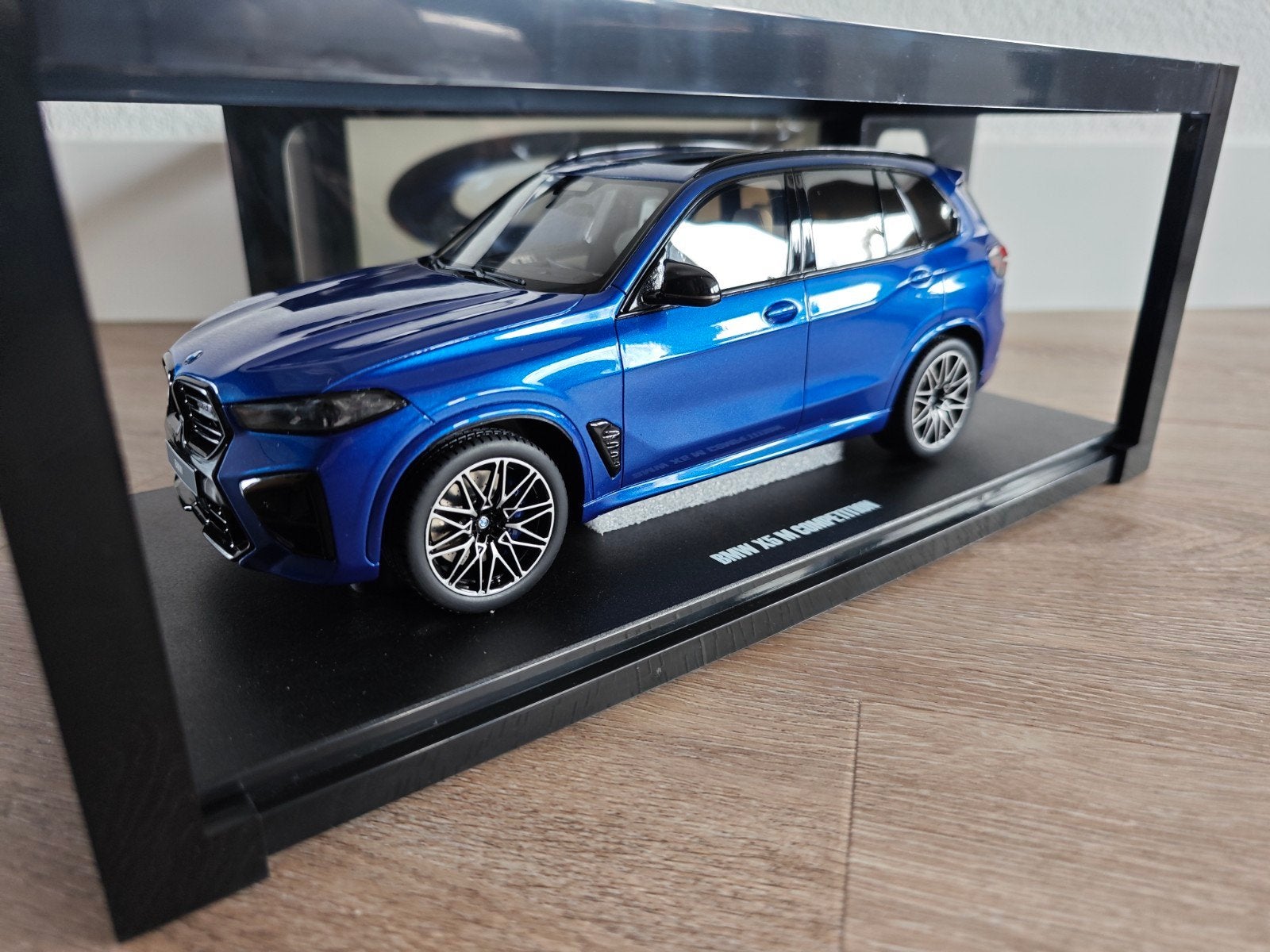 GT Spirit BMW X5 M Competition Yas Marina blue GT967 nieuw, Ophalen of Verzenden, Nieuw, Auto, Overige merken