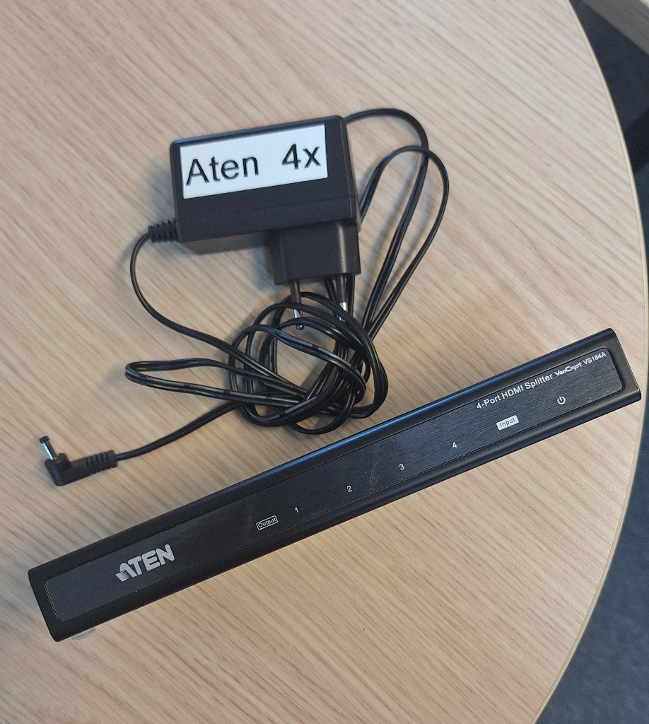 Aten HDMI Splitters 1x4-poorts en 2x2-poorts, Ophalen of Verzenden, Zo goed als nieuw, Aten