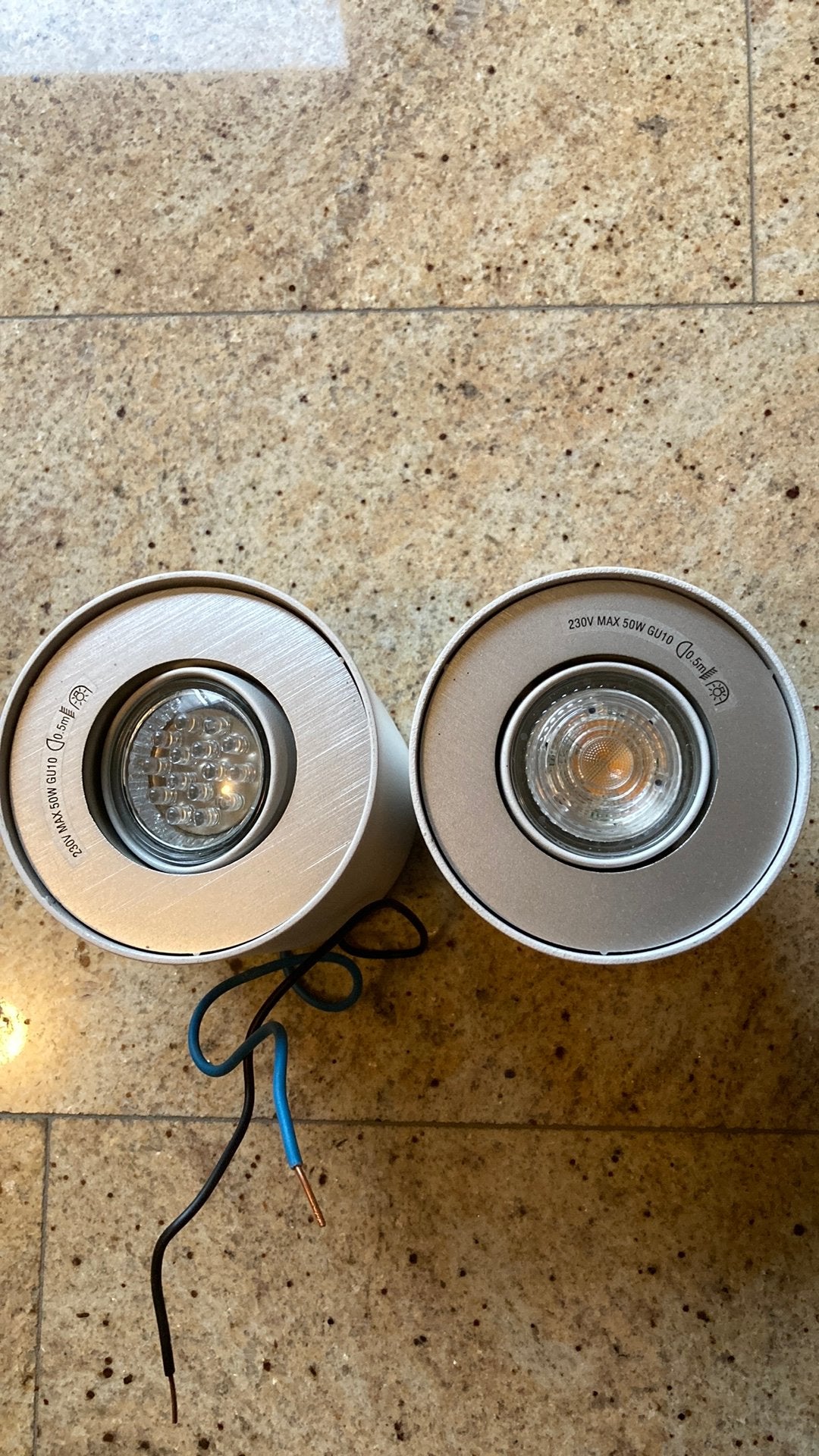 17 Plafond Spots Philips Massive Nero, Ophalen, Gebruikt, Metaal of Aluminium, Led