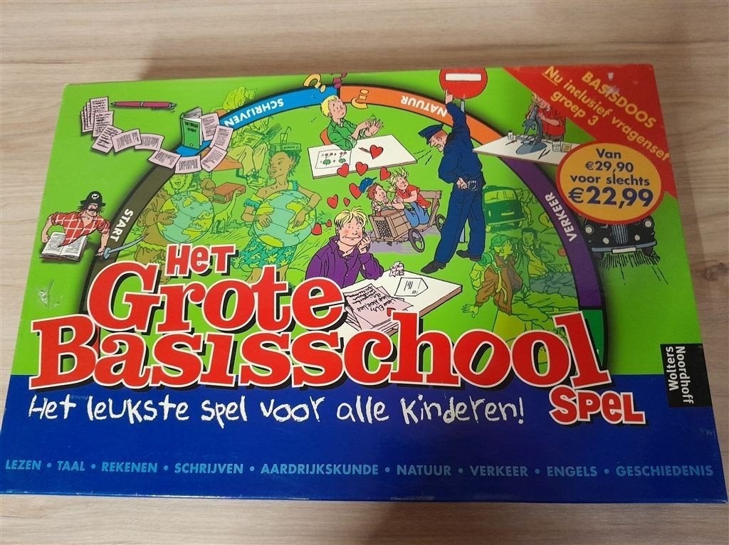 het grote basisschoolspel [s1256], Verzenden, Zo goed als nieuw