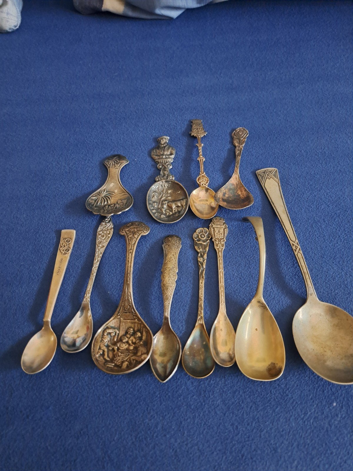 Verzameling van 11 Antieke en Vintage Lepels, Ophalen of Verzenden