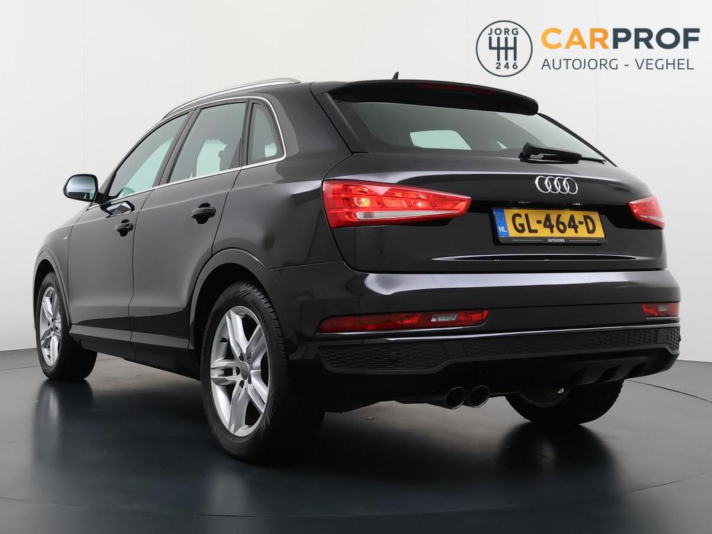 Audi Q3 1.4 TFSI CoD S Edition S-Line | NAP | Navigatie | LM, 1380 kg, 4 cilinders, 150 pk, Leder en Stof