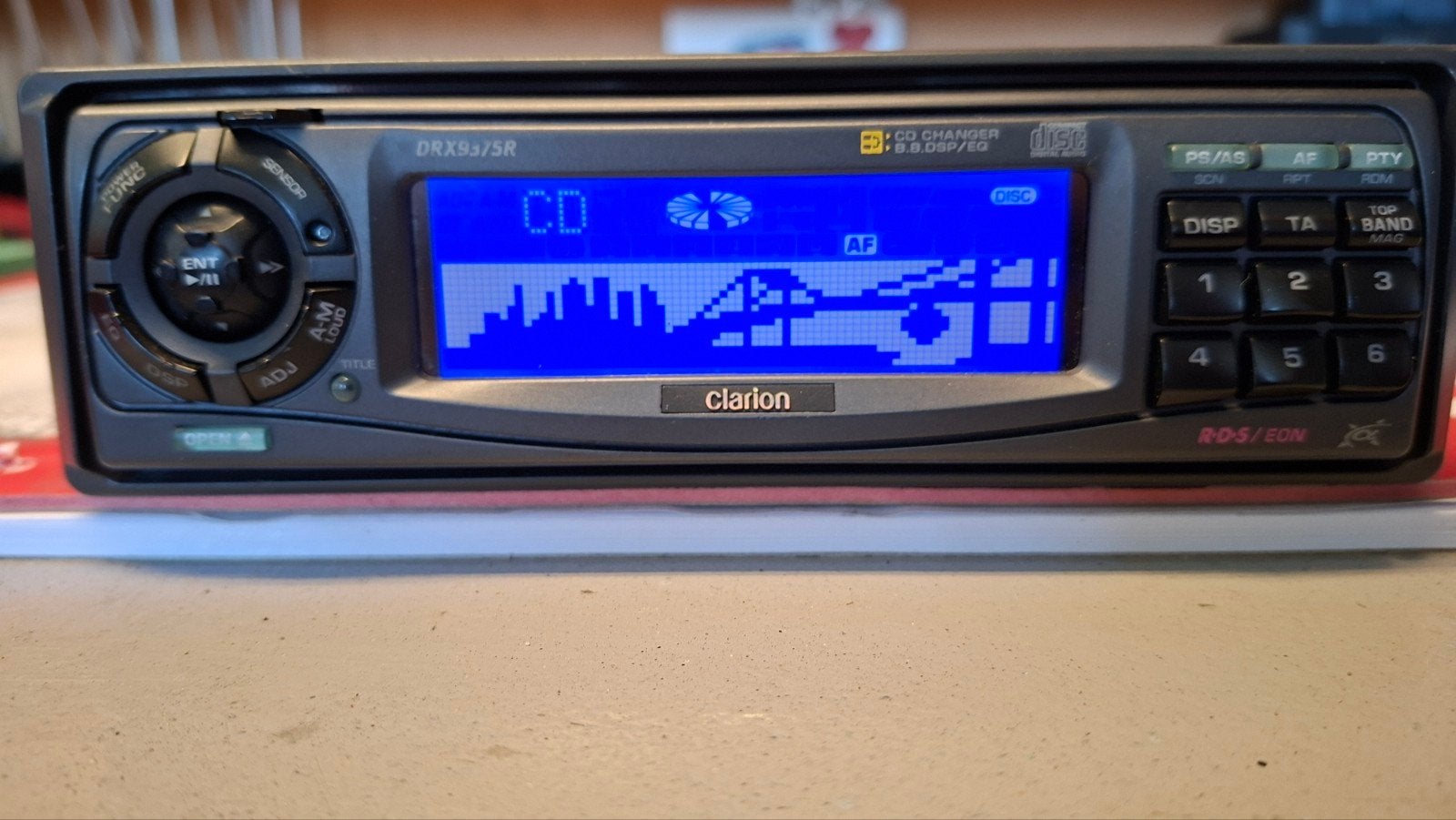 Clarion drx-9375 autoradio jaren '90 icoon!, Ophalen of Verzenden