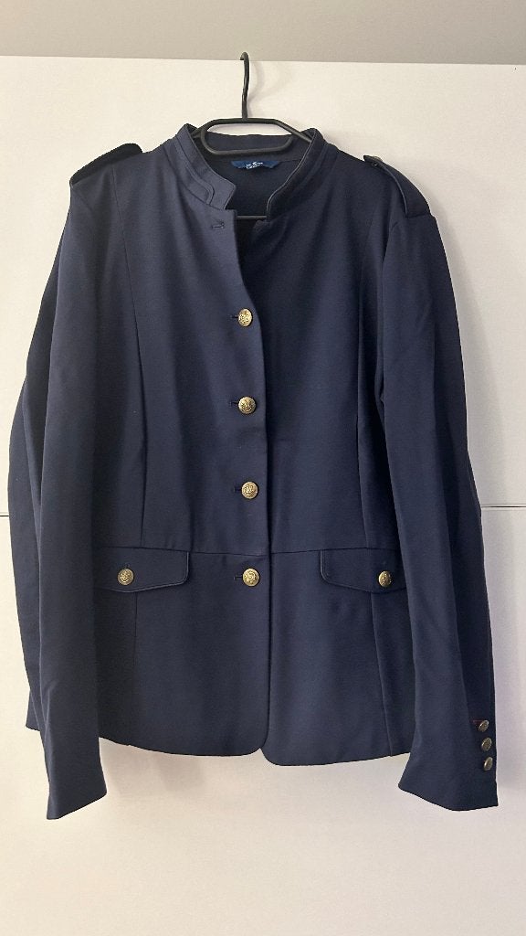 Tom Tailor donkerblauwe stretch vest, Blauw, Maat 46/48 (XL) of groter, Zo goed als nieuw, Tom Tailor