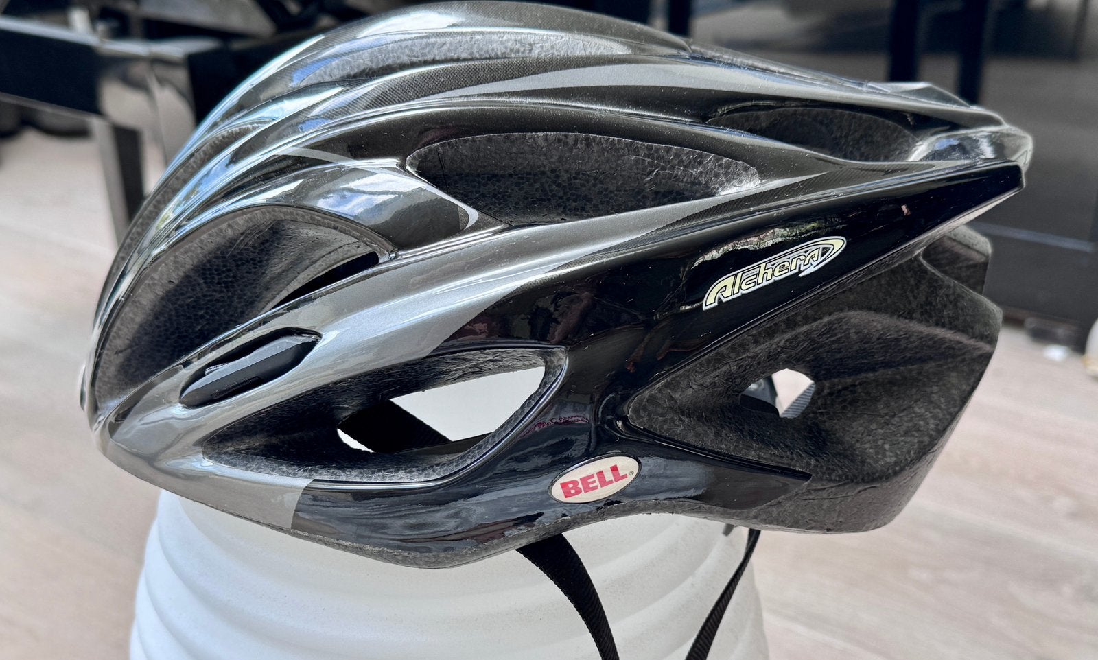 Bell Alchera racefietshelm  Black/Titanium 59-62, Ophalen of Verzenden, Gebruikt, L, Heer
