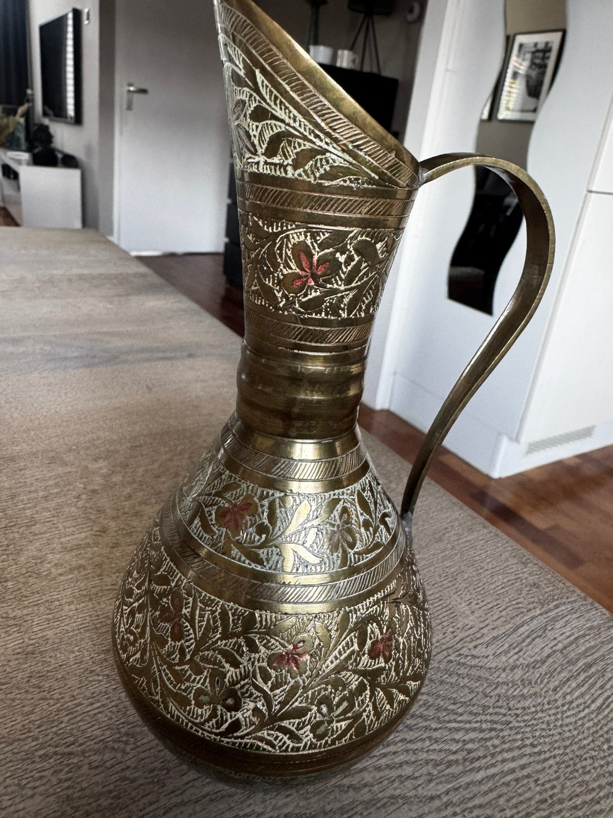 Indiase surahi/aftaba, een water-/schenkkan ., Ophalen of Verzenden