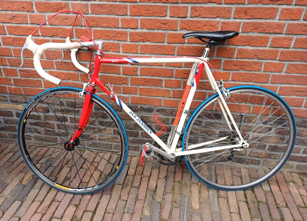 Vintage Jan Janssen racefiets Tour de France Special, Fietsen en Brommers, Fietsen | Racefietsen, Gebruikt, Heren, Aluminium, 57 tot 61 cm
