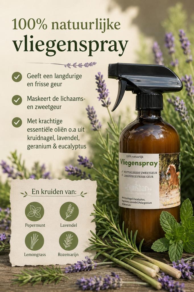 Natuurlijke vliegenspray, Dieren en Toebehoren, Ophalen of Verzenden, Nieuw