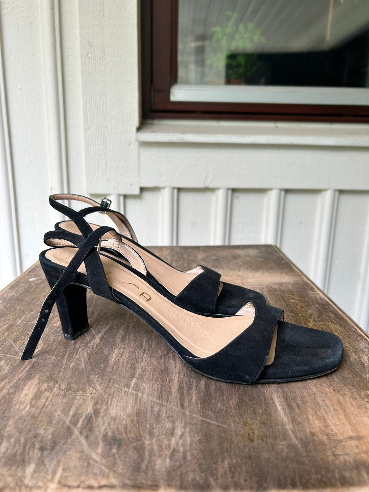 Unisa Mabre pumps zwart maat 40, Verzenden, Gedragen, Zwart