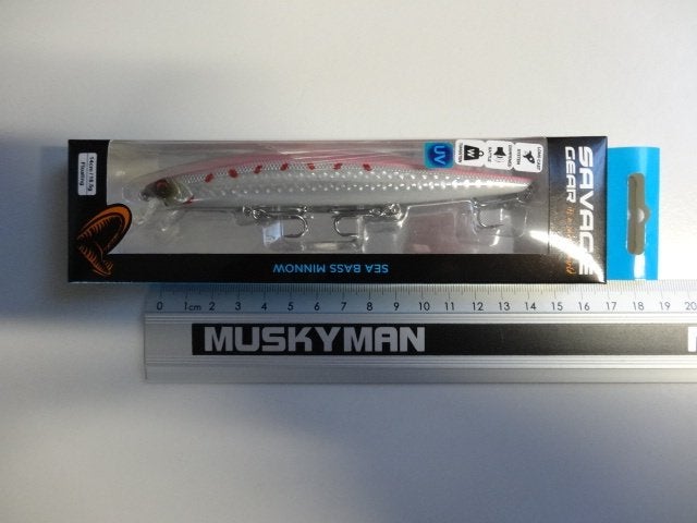 Kunstaas: Savage Gear Sea Bass Minnow Floating 140 Pluggen, Verzenden, Nieuw, Overige typen