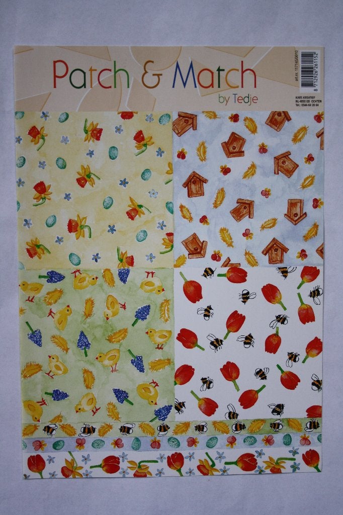 7 stuks Patch en Match by Tedje, Verzenden, Nieuw, Overige thema's, Knipvel