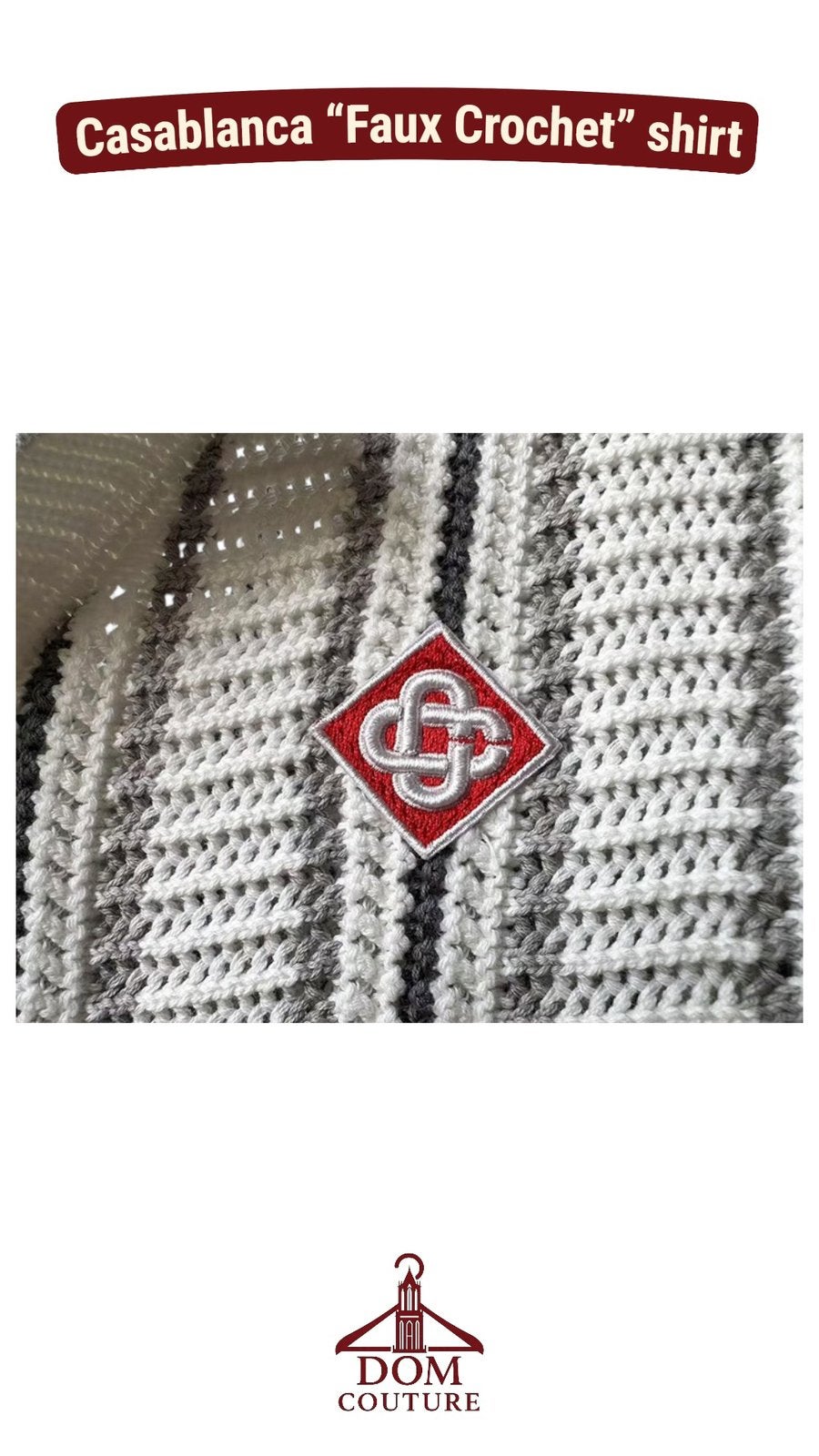 Casablanca Faux Crochet vest wit — Maat M L, Ophalen of Verzenden, Nieuw, Overige maten, Wit