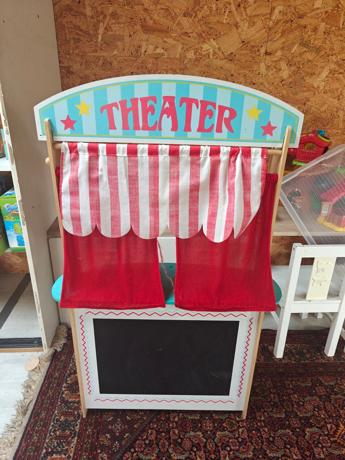 Houten Theater/Marktkraam - Bouwpakket, Ophalen of Verzenden, Gebruikt