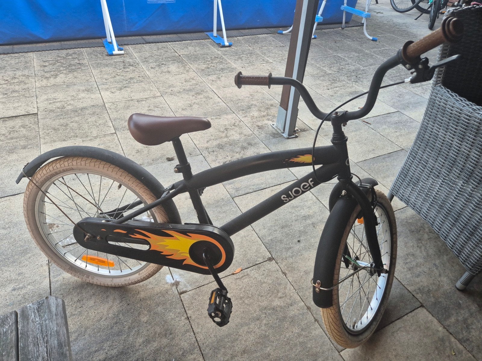 sjoef fiets 20 inch, Ophalen, Gebruikt, Staal, 16 tot 20 inch