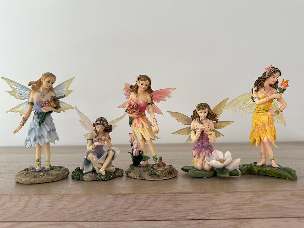 Faerie glen elfjes 5 stuks fantasy, Ophalen of Verzenden, Zo goed als nieuw, Fantasy