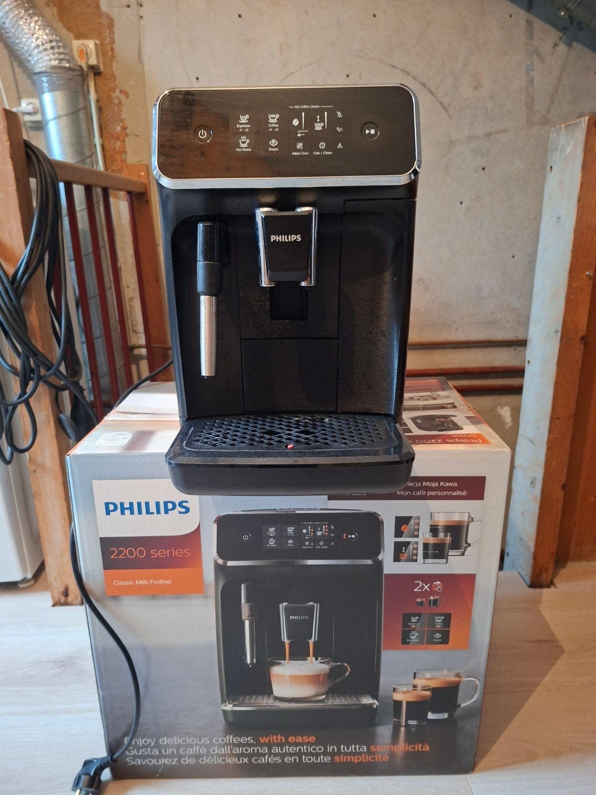 Philips 2200 series koffiemachine bonen, Ophalen, Gebruikt, Koffiemachine, Koffiebonen