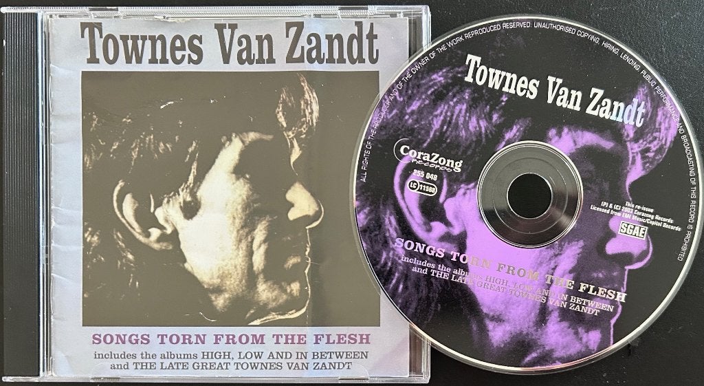TOWNES VAN ZANDT - Songs torn from the flesh ( CD ), Ophalen of Verzenden, Zo goed als nieuw, Singer-songwriter